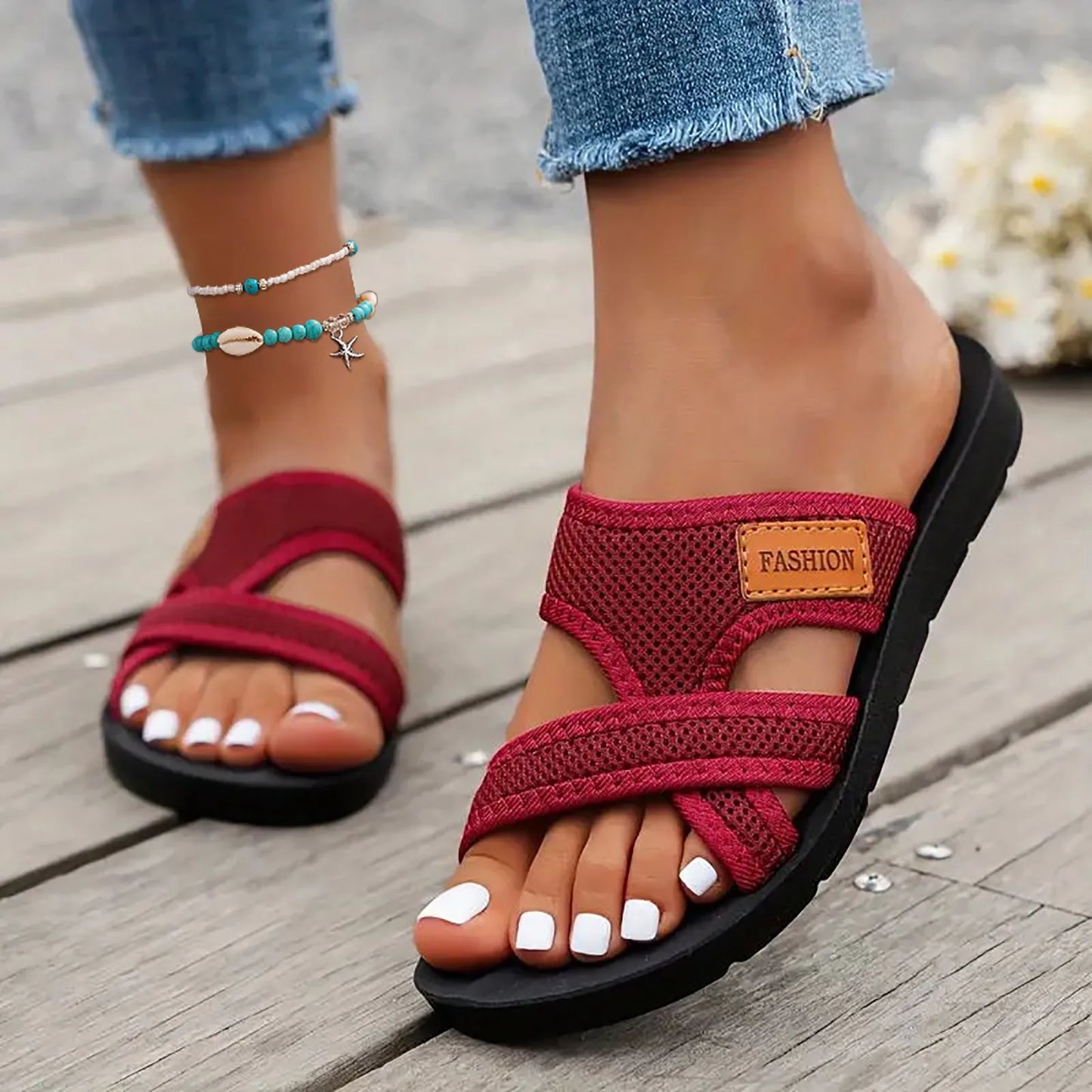 Clara | Orthopaedic mesh sandals