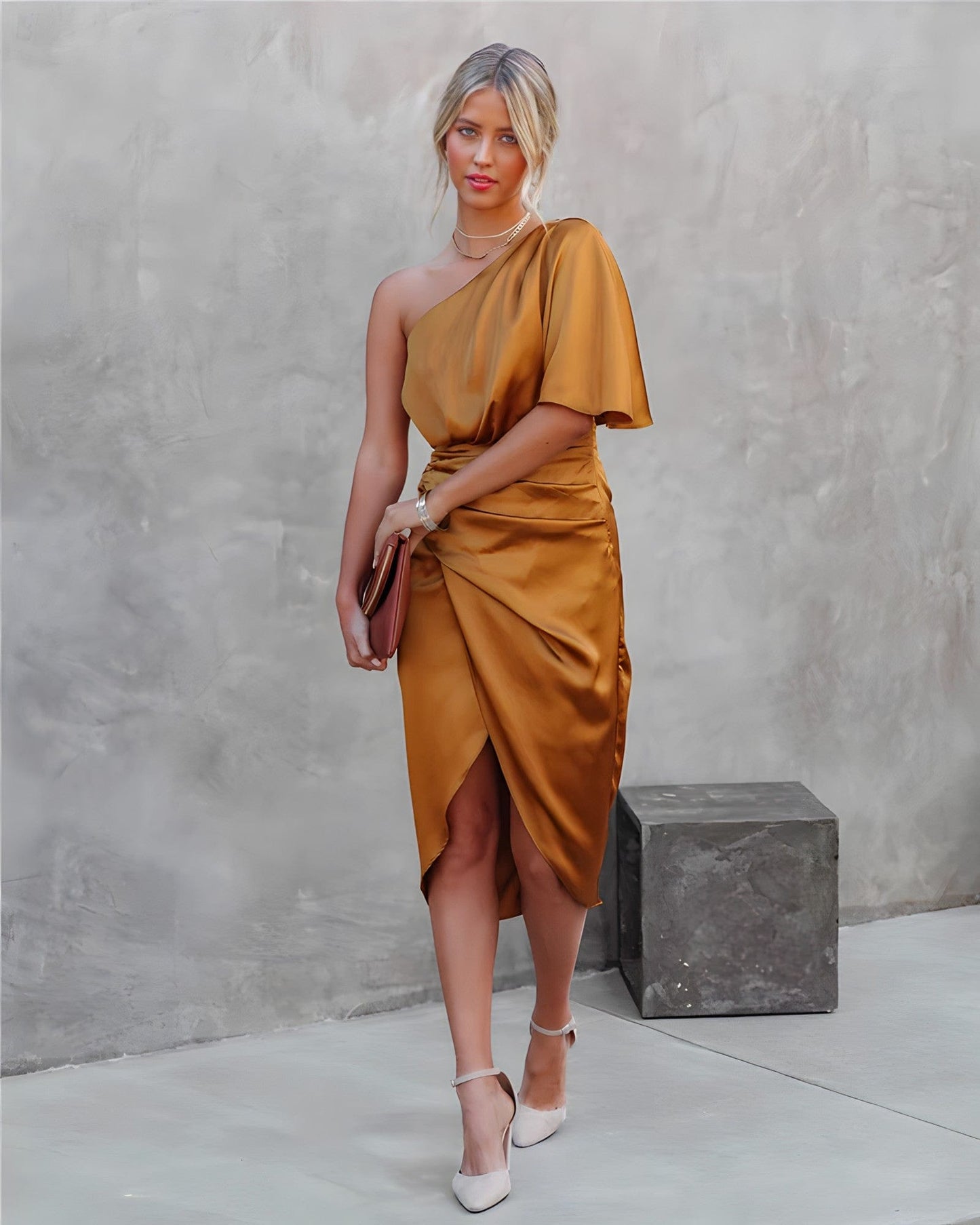 Hype Adele | ELEGANT SILK PARTY DRESS