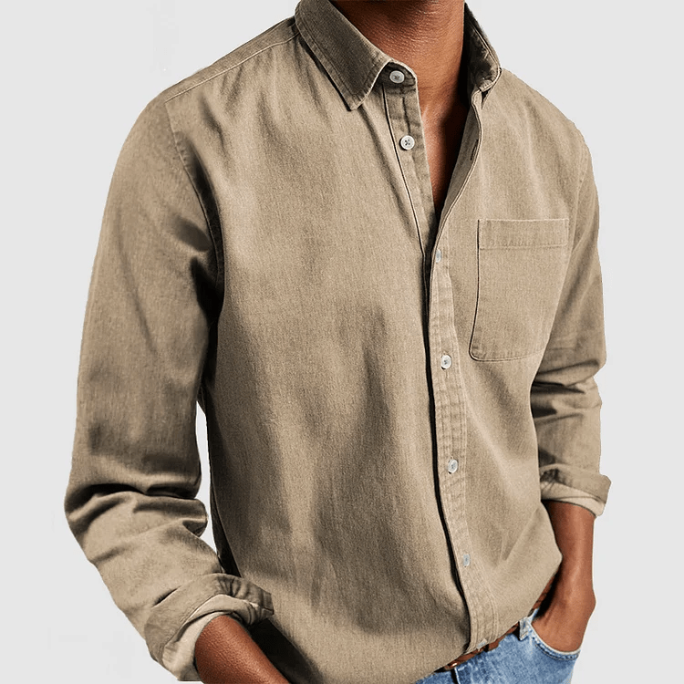 Hype Beige / M Nick | Casual shirt