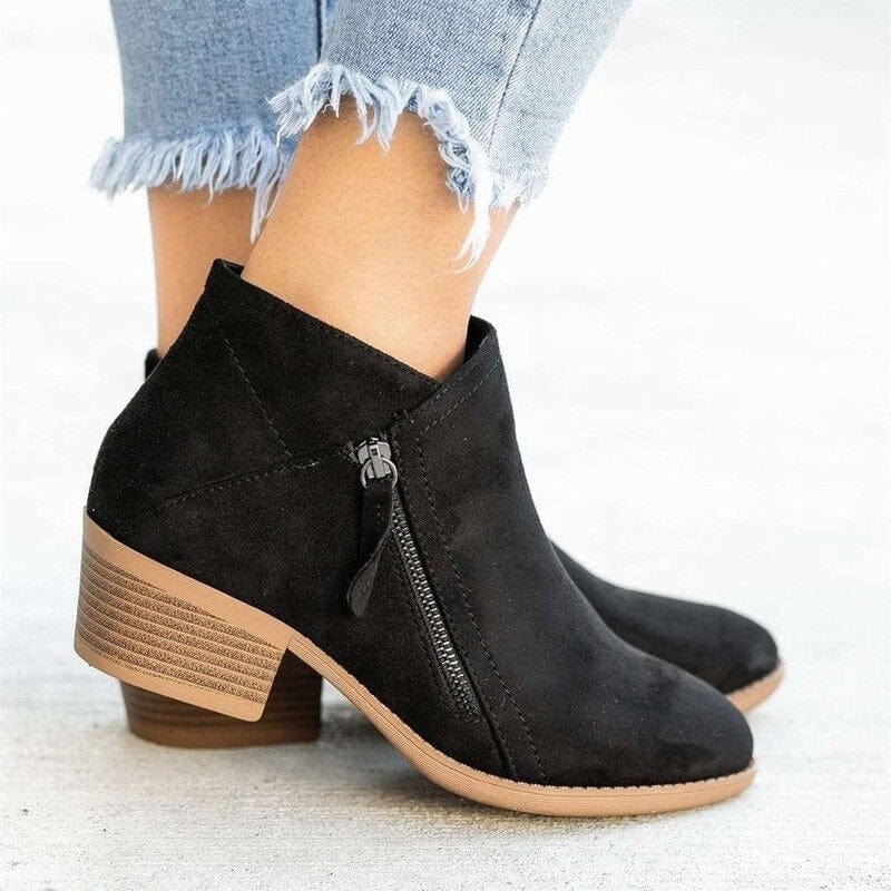 Hype Best Sellers Black / 5 Penny | Premium Orthopedic Heeled Winter Boots