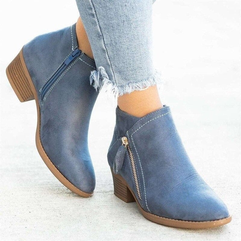 Hype Best Sellers Blue / 5 Penny | Premium Orthopedic Heeled Winter Boots