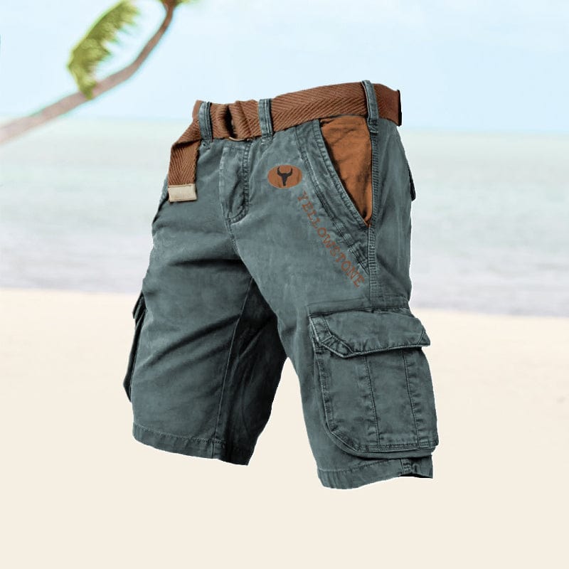 Hype Dark Green / S Hype | Men's cargo shorts