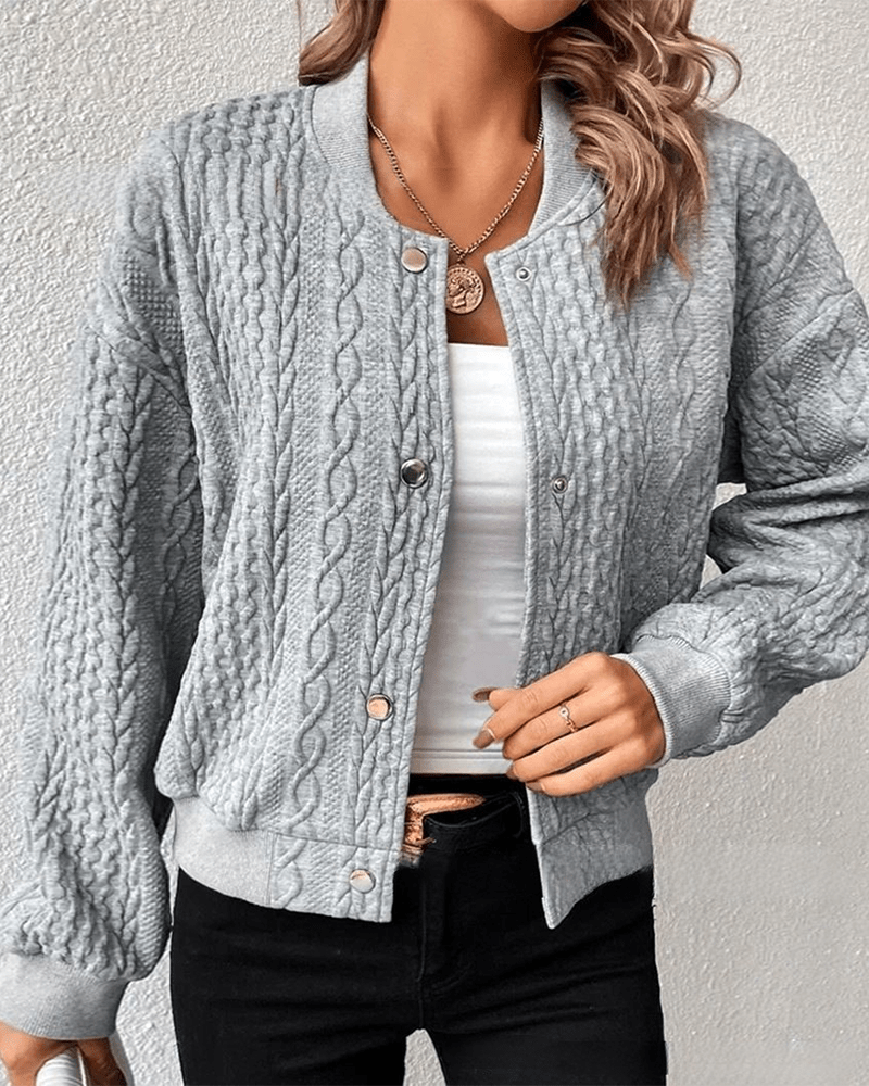 Hype Grey / S Audrey Knitted Cardigan