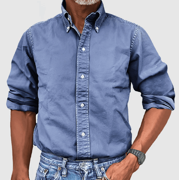 Hype Melbourne Blue / S George™| Long-Sleeved Shirt