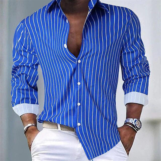 Hype Melbourne Blue / S Jackson | Classic striped shirt