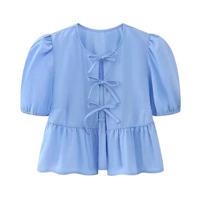 Hype Melbourne Blue / XS Hype | Viral Bow Top