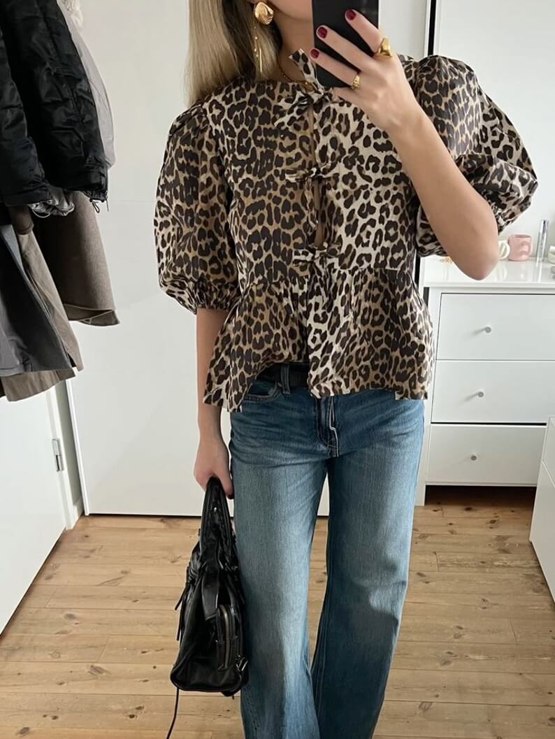 Hype Melbourne Bovenkanten Sabrina | Puff Sleeve Blouse