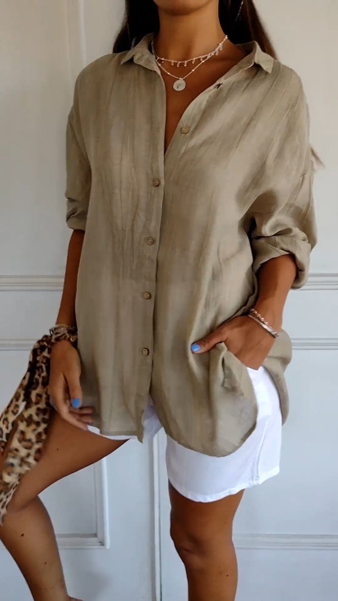 Hype Melbourne Brown / S Camila | Summer blouse