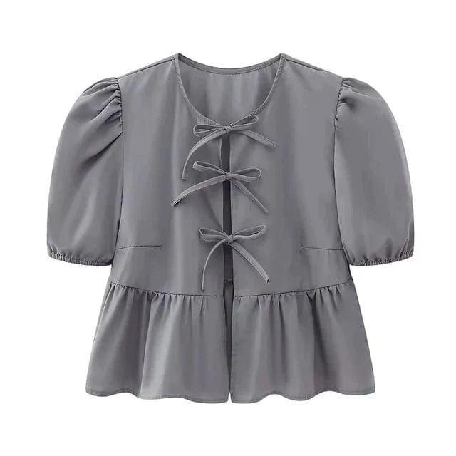 Hype Melbourne Grey / XS Hype | Viral Bow Top