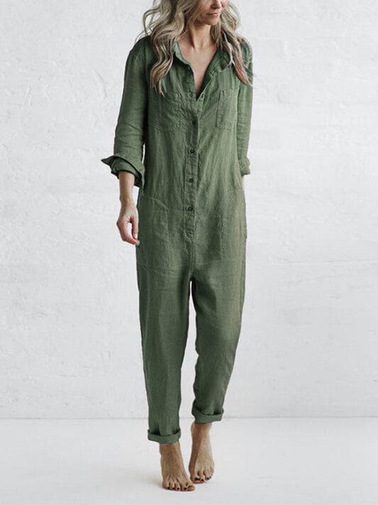 Hype Melbourne Lounge Pants Green / S-36 Sydney™ | Long sleeve jumpsuit