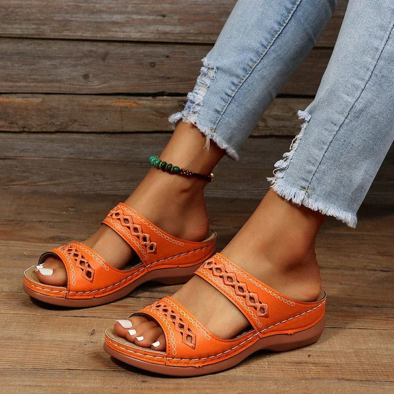 Hype Melbourne Orange / 5 Martha™ | Orthopedic Sandals