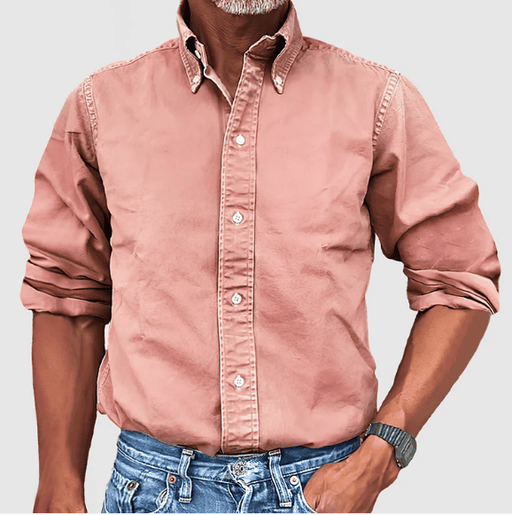 Hype Melbourne Pink / S George™| Long-Sleeved Shirt