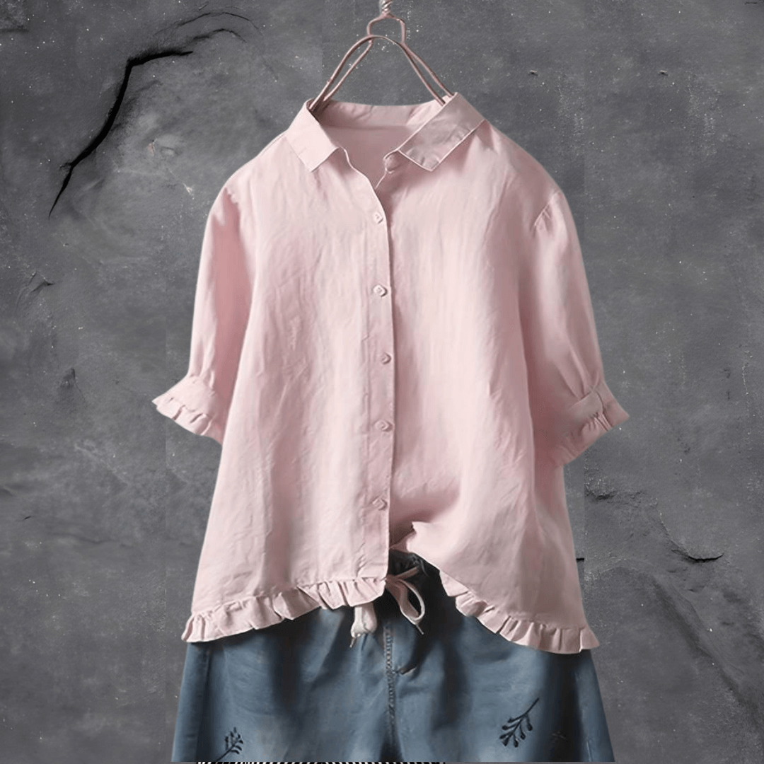 Hype Melbourne Pink / XS /2 Megan - Luxury Blouse