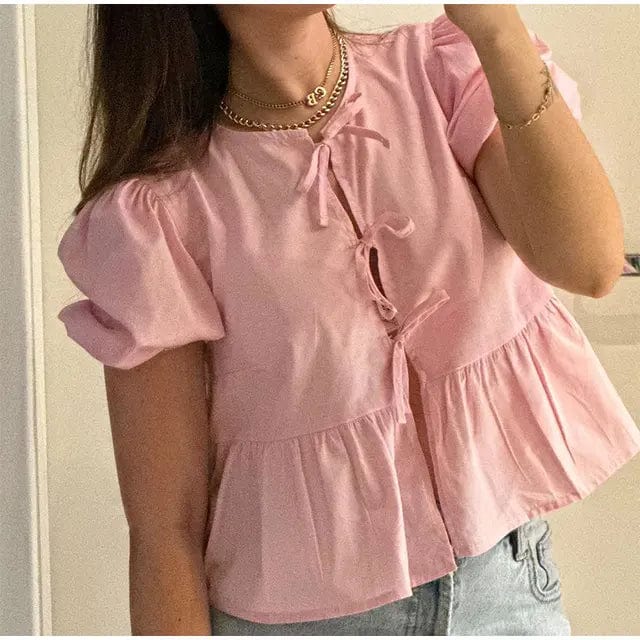 Hype Melbourne Pink / XS Hype | Viral Bow Top