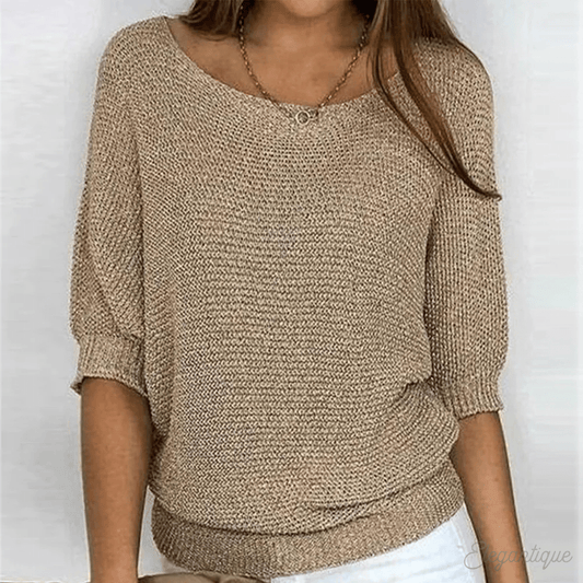 Hype Melbourne Sand / 6 (XS) Angela | Light Sweater