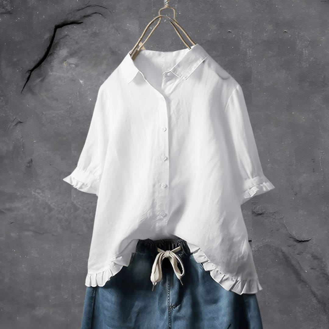 Hype Melbourne White / XS /2 Megan - Luxury Blouse