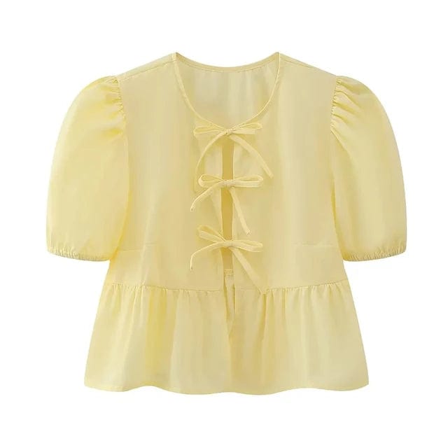 Hype Melbourne Yellow / XS Hype | Viral Bow Top