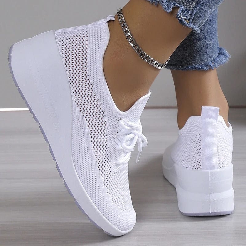 Hype White / 4 Valérie | Orthopaedic shoes for women