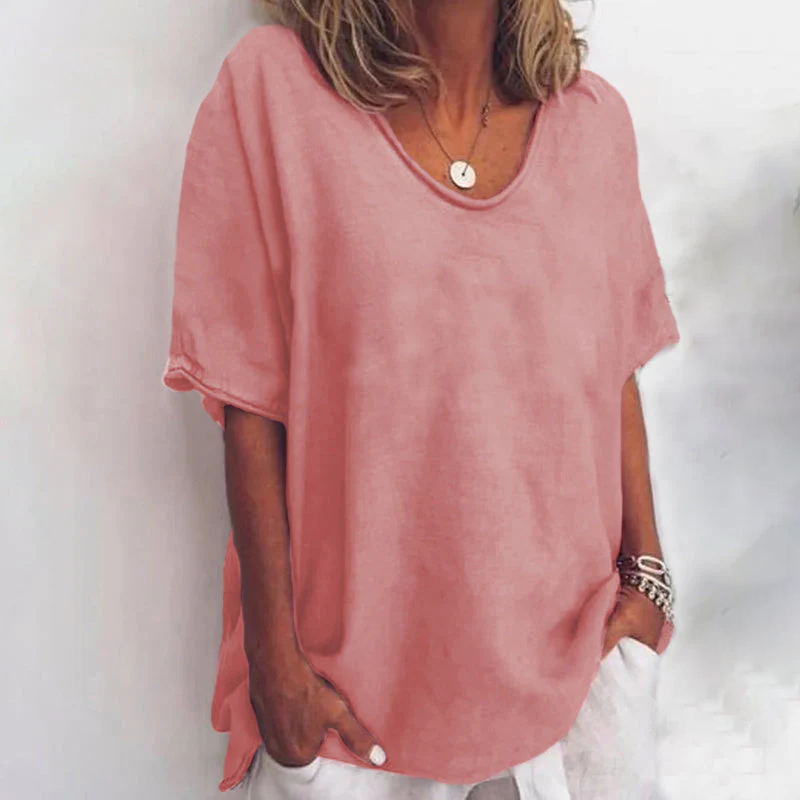 Anna | Comfortable Loose Blouse With Tummy Coverage