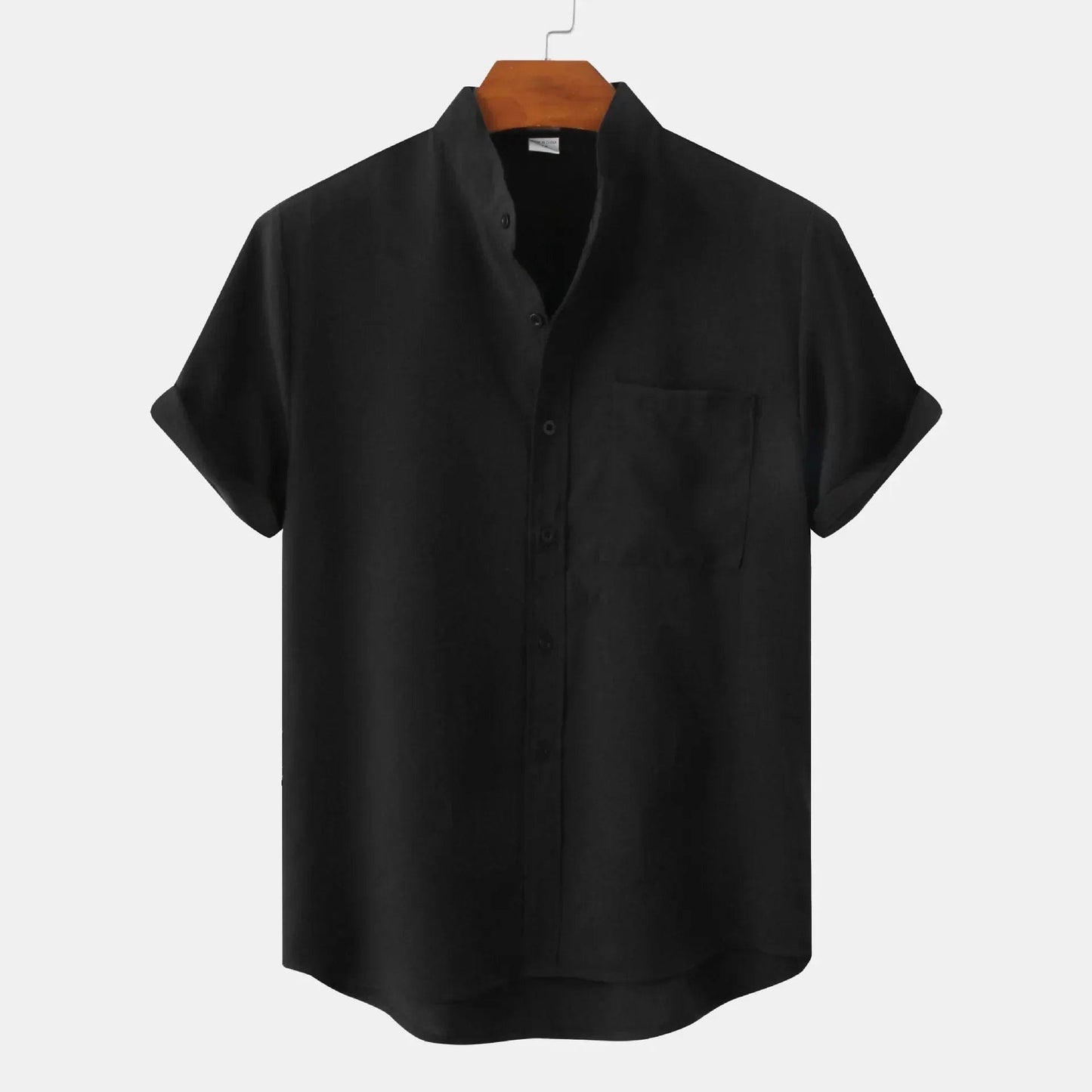 STAR Black / S Cosmo™ Excellence - Luxury linen casual shirt