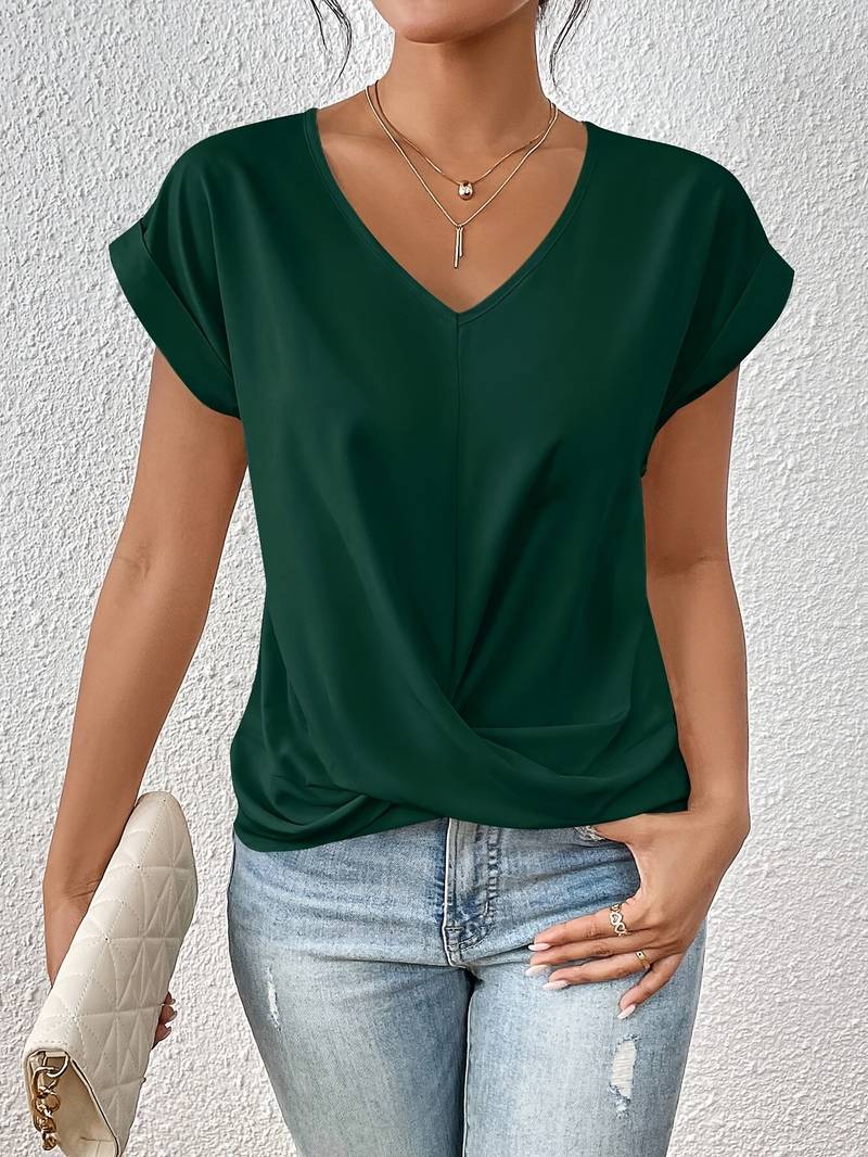 STAR Damenbekleidung Green / M Natalie | Short-sleeved  Top