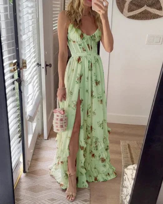 STAR Green / S Annabelle - ELEGANT DRESS