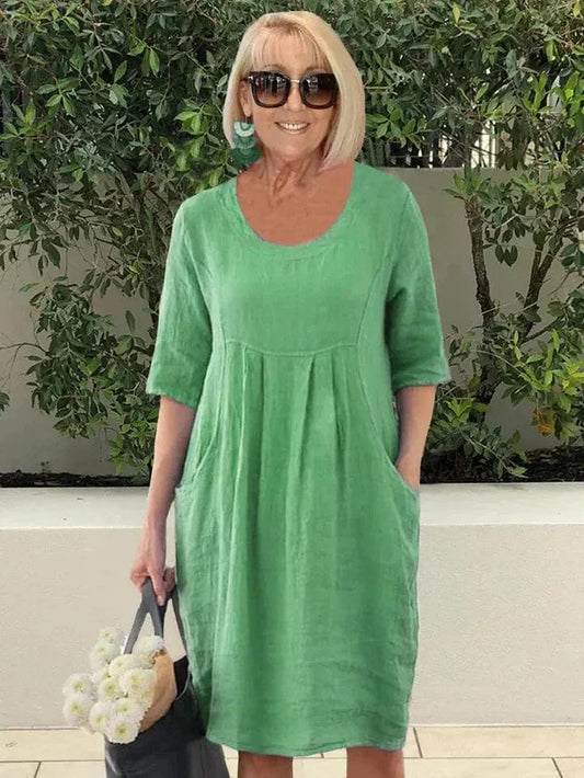 STAR Green / S Luna - CUTE COMFY DRESS