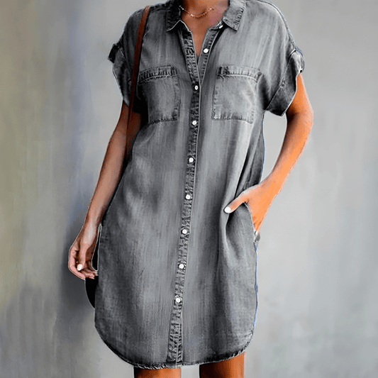 STAR Grey / 8/10 (S) Lucie | Classic Tummy Covering Dress