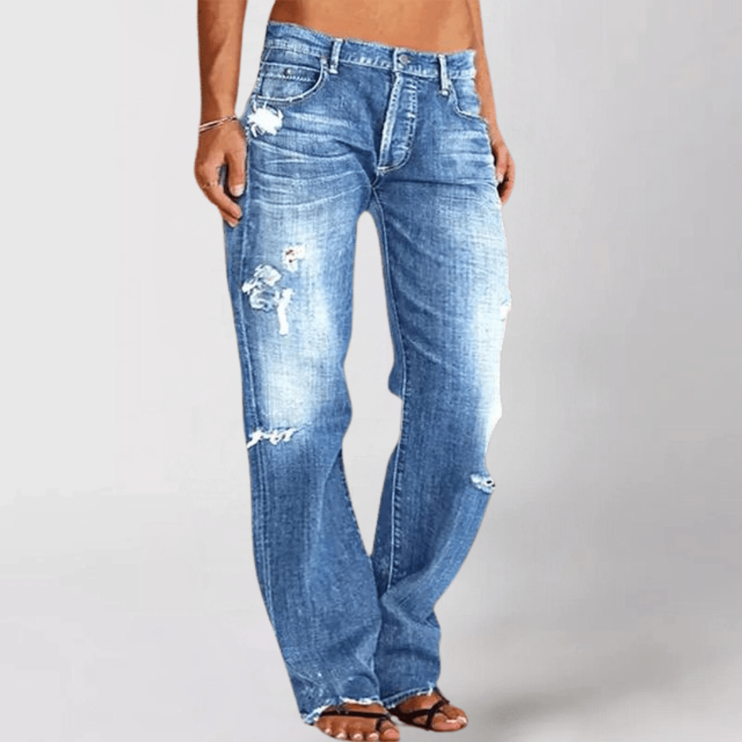 STAR kleding Blue / 0-2 / XS Jutta™ - Loose wide-leg denim jeans