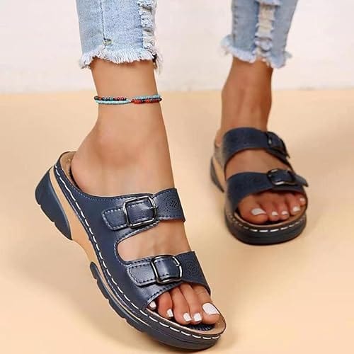 STAR Kleding Dark blue / 4.5 US Lydia™ | Orthopaedic sandals