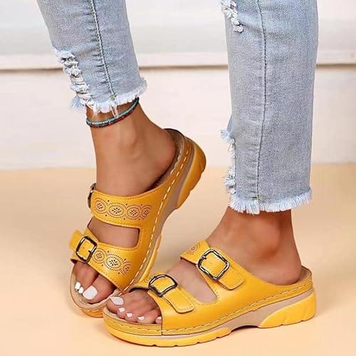 STAR Kleding Yellow / 4.5 US Lydia™ | Orthopaedic sandals