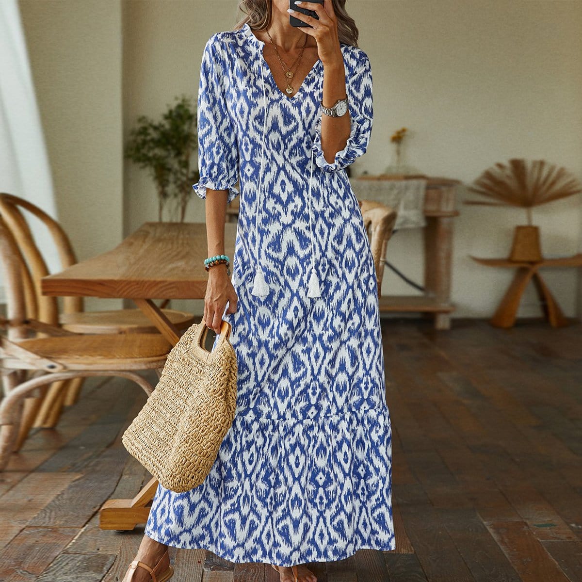 STAR Luna™ - Maxi dress with print