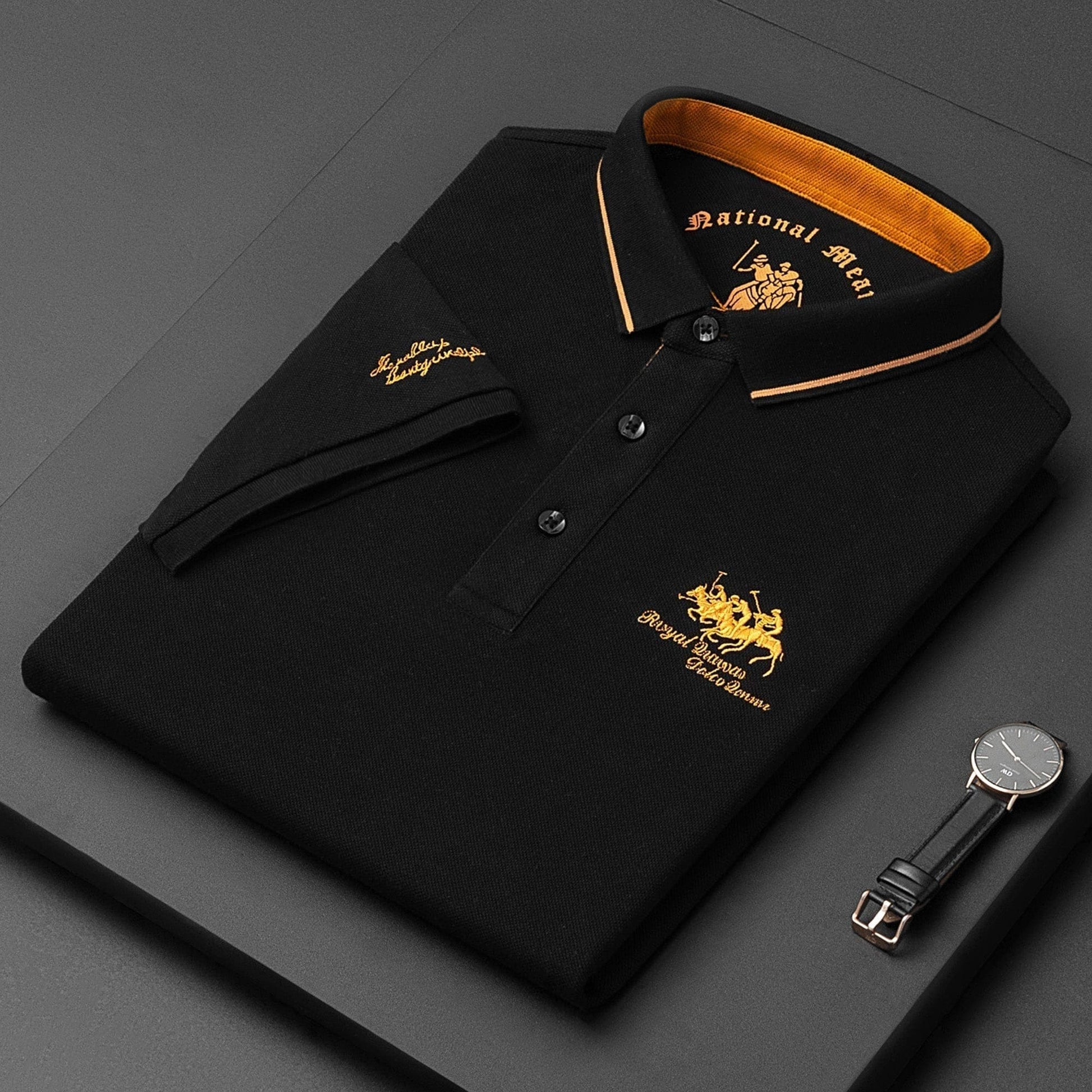 STAR Polo Black / S Hugo™ | Luxury Polo