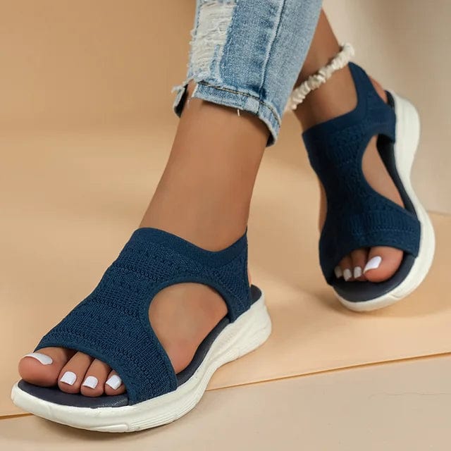 STAR Women Summer Shoes Blue / 4.5 Marisol | orthopaedic open toe mesh sandals